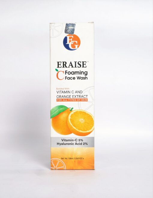 ERAISE C foaming face wash enriched with vitamin c 100ml