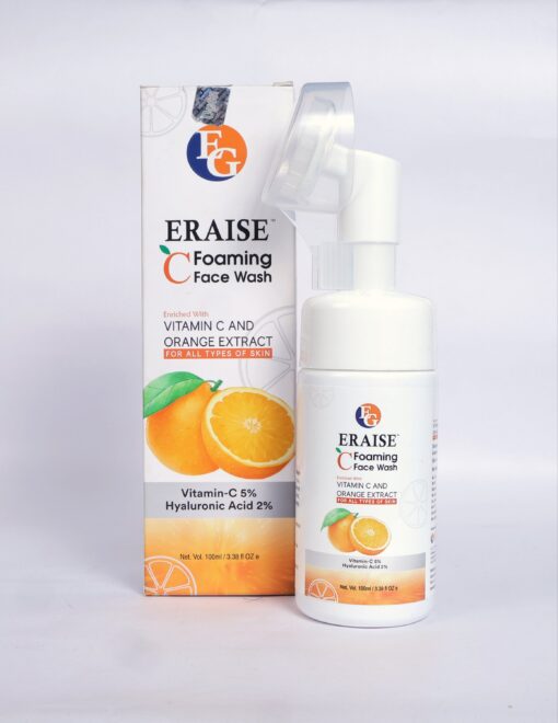 ERAISE C foaming face wash enriched with vitamin c 100ml