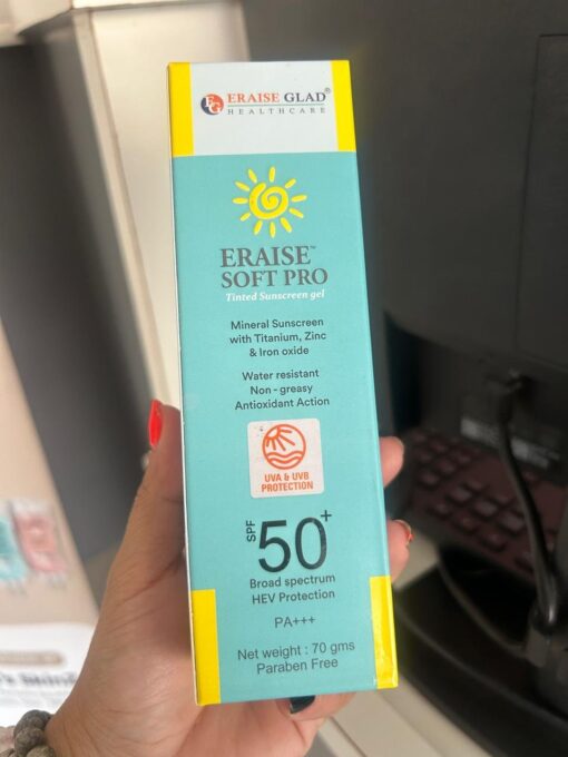 ERAISE SOFT PRO (SPF50) Tinted Sunscreen gel